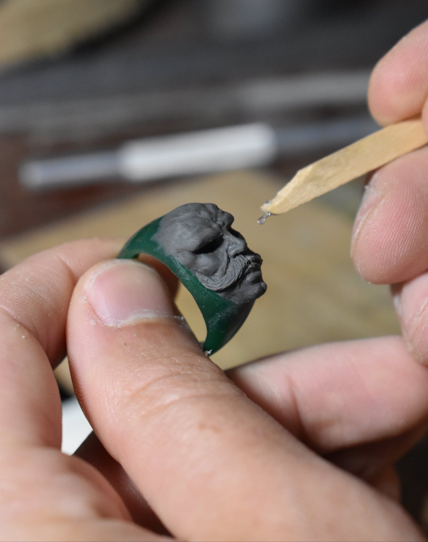 Sculpture Gallici Philoculus bijouterie plastiline