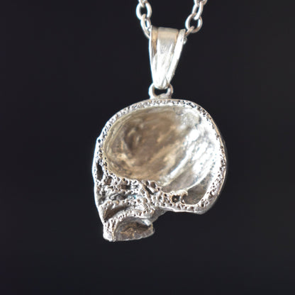 Bague en argent cranium philoculus artisanale france