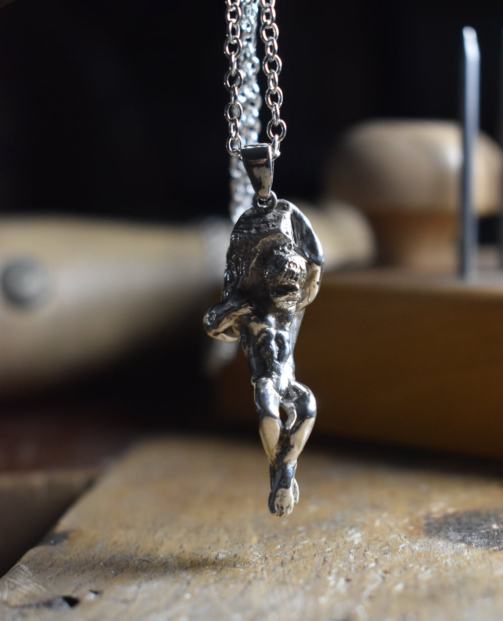 Pendentif Sisyphe Philoculus Artisanal France